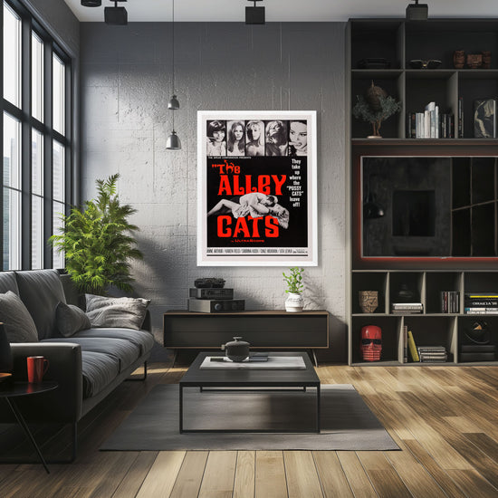 "Alley Cats" (1966) Framed Movie Poster