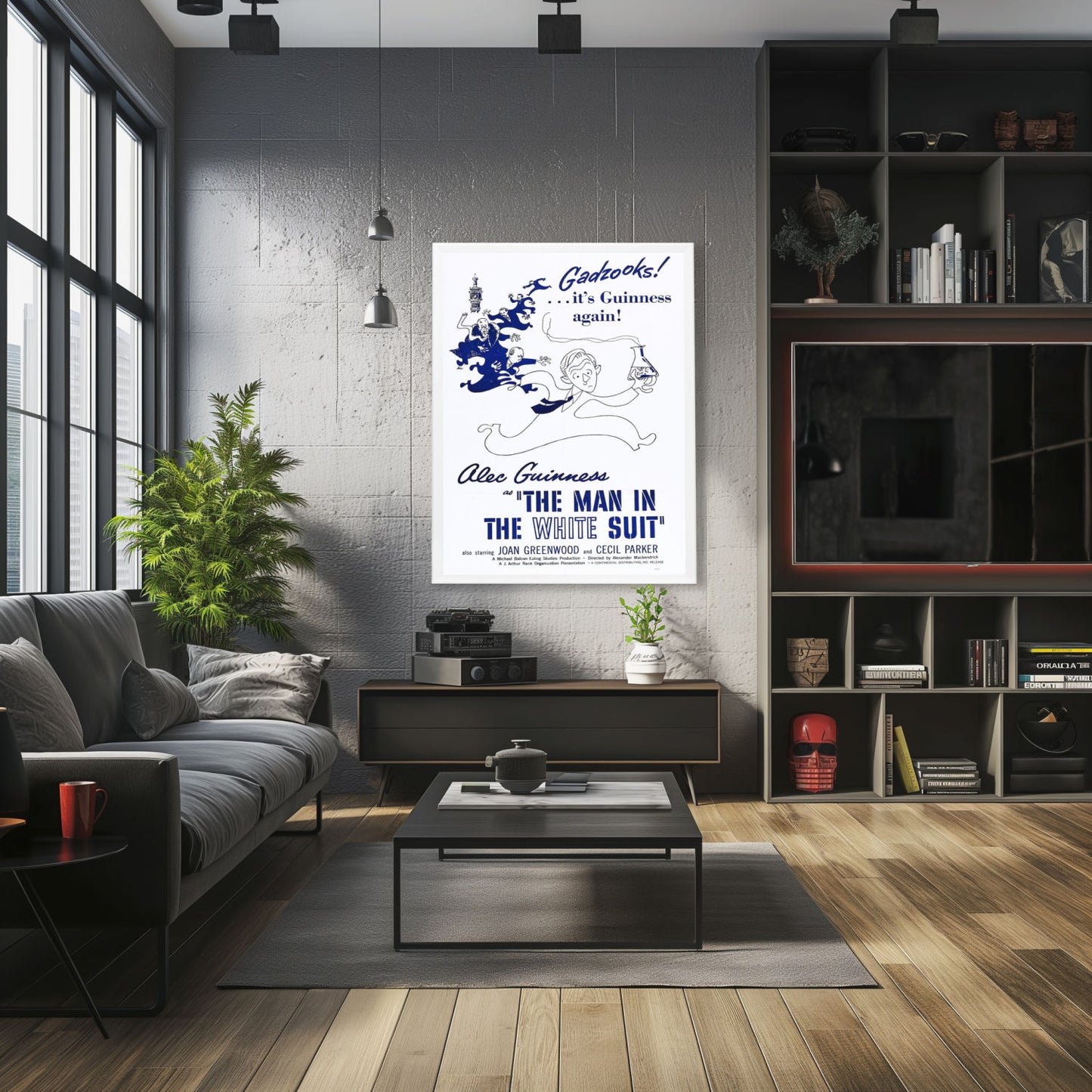 "Man In The White Suit" (1951) Framed Movie Poster