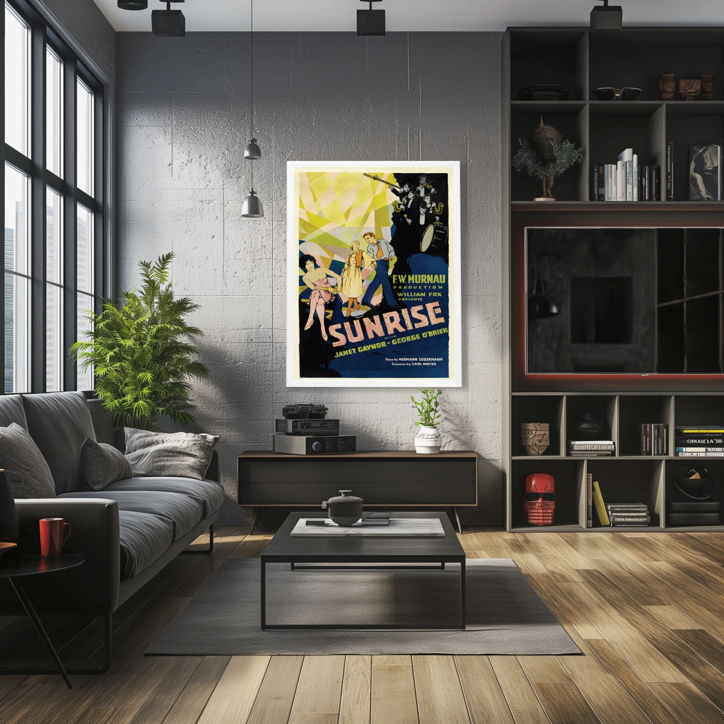 "Sunrise" (1927) Framed Movie Poster