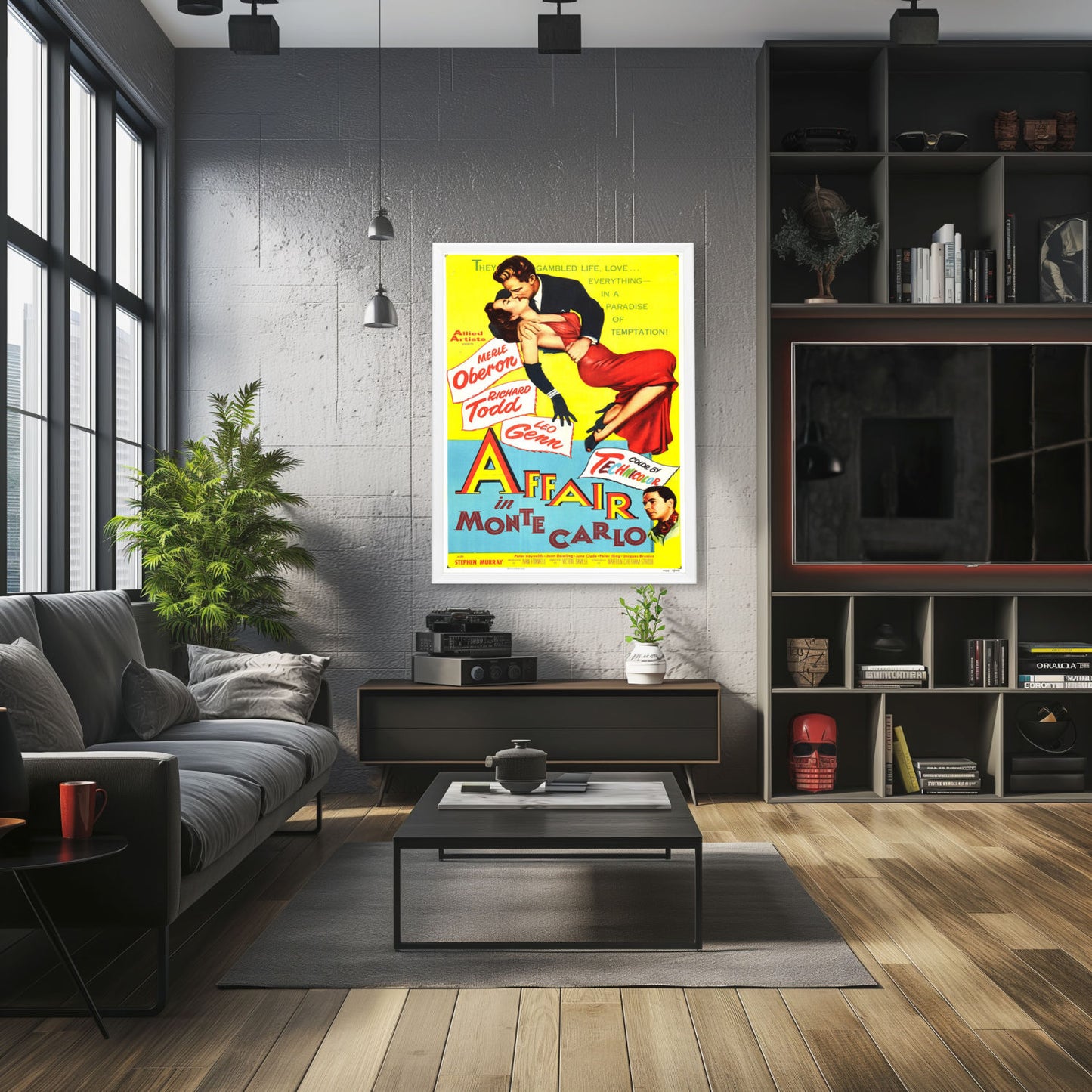 "Affair In Monte Carlo" (1953) Framed Movie Poster