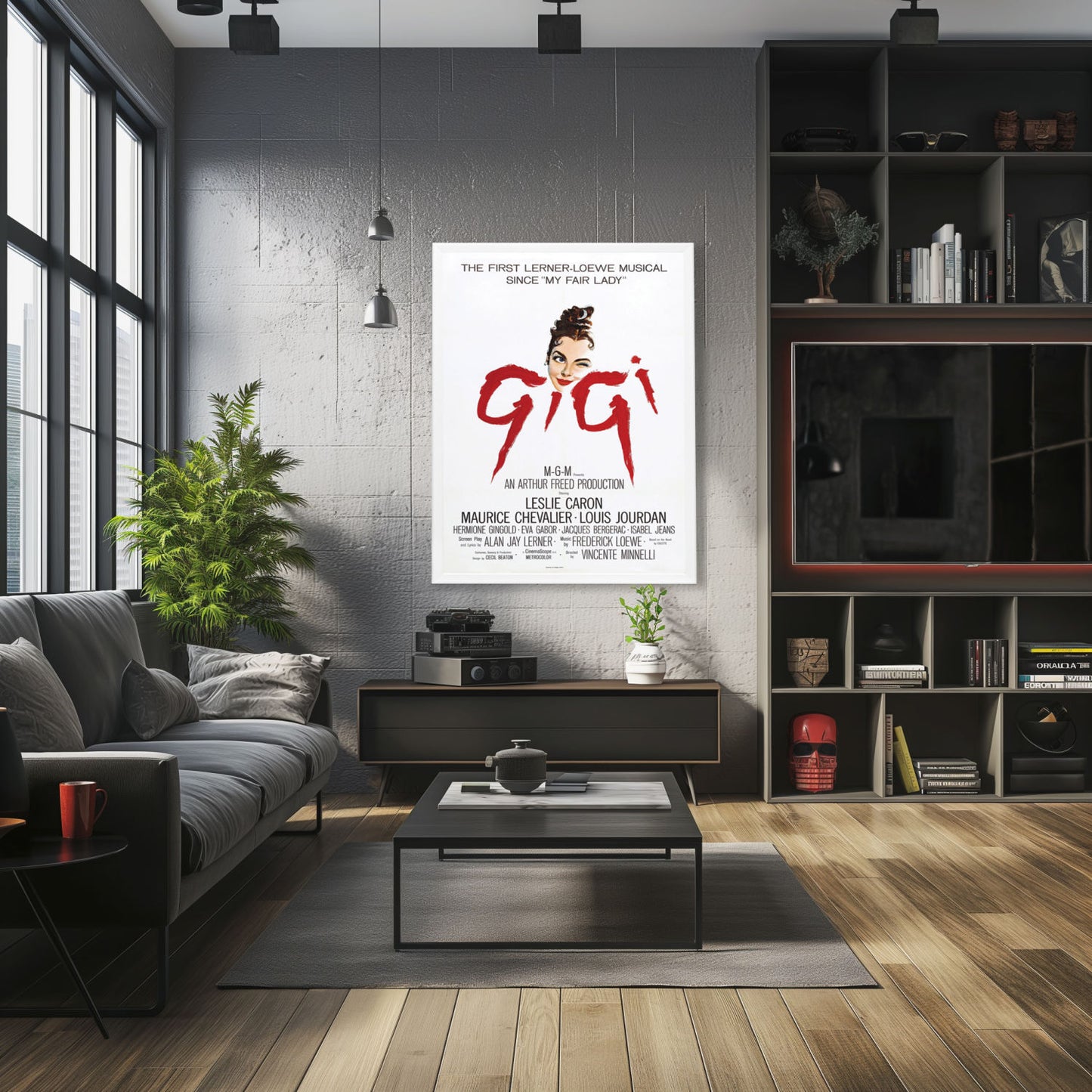 "Gigi" (1958) Framed Movie Poster