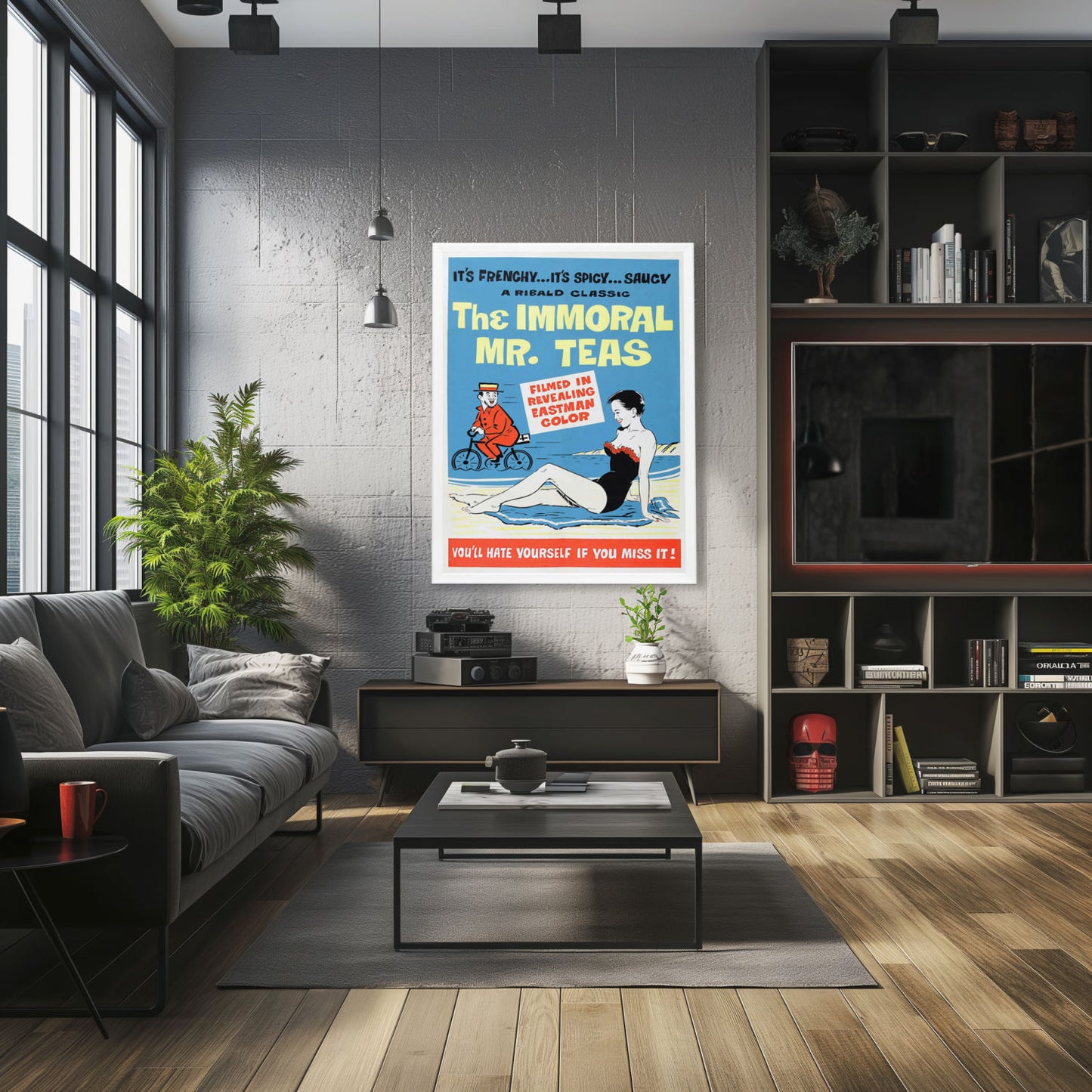 "Immoral Mr. Teas" (1959) Framed Movie Poster