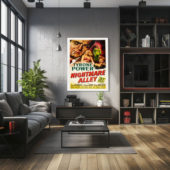 "Nightmare Alley" (1947) Framed Movie Poster