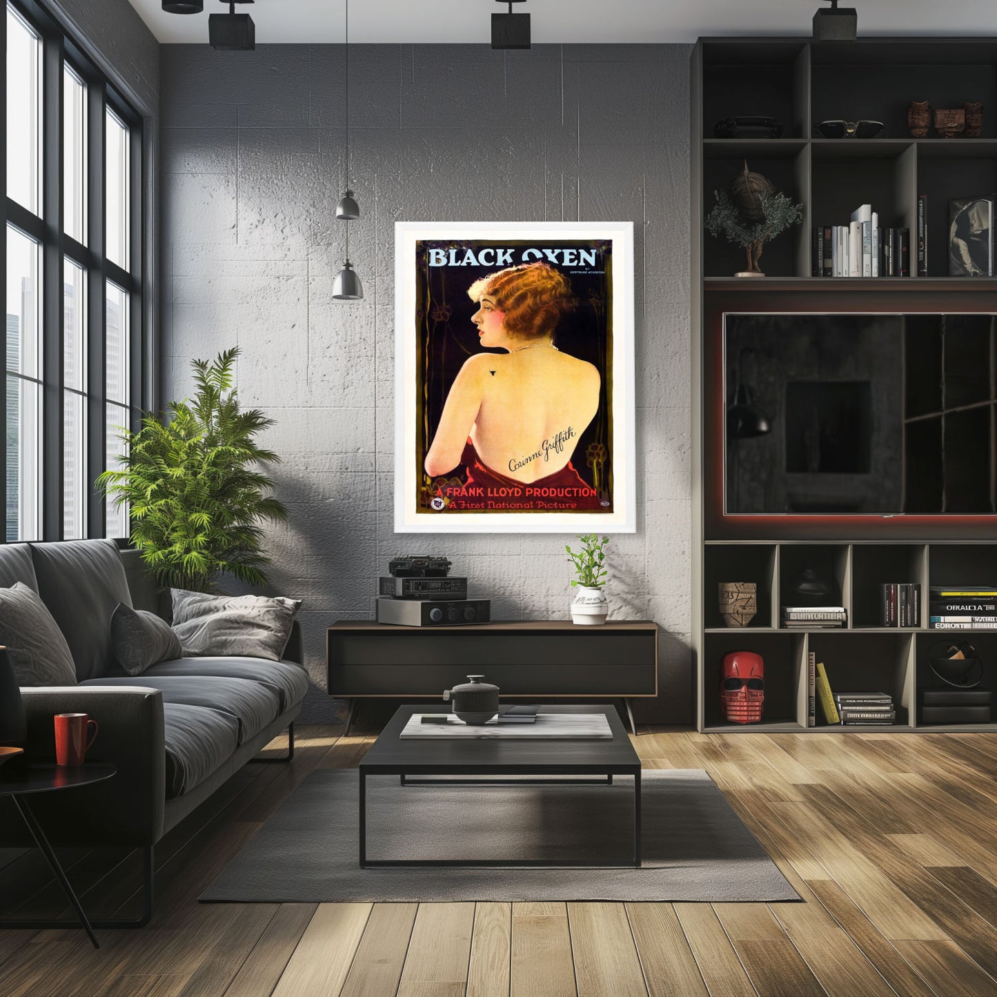 "Black Oxen" (1923) Framed Movie Poster