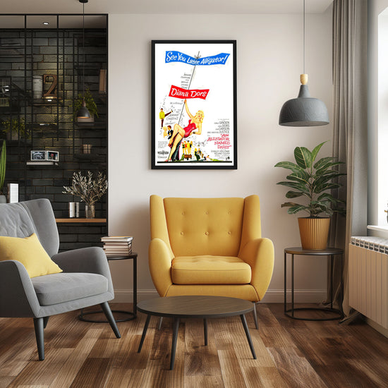 "Alligator Named Daisy" (1955) Framed Movie Poster