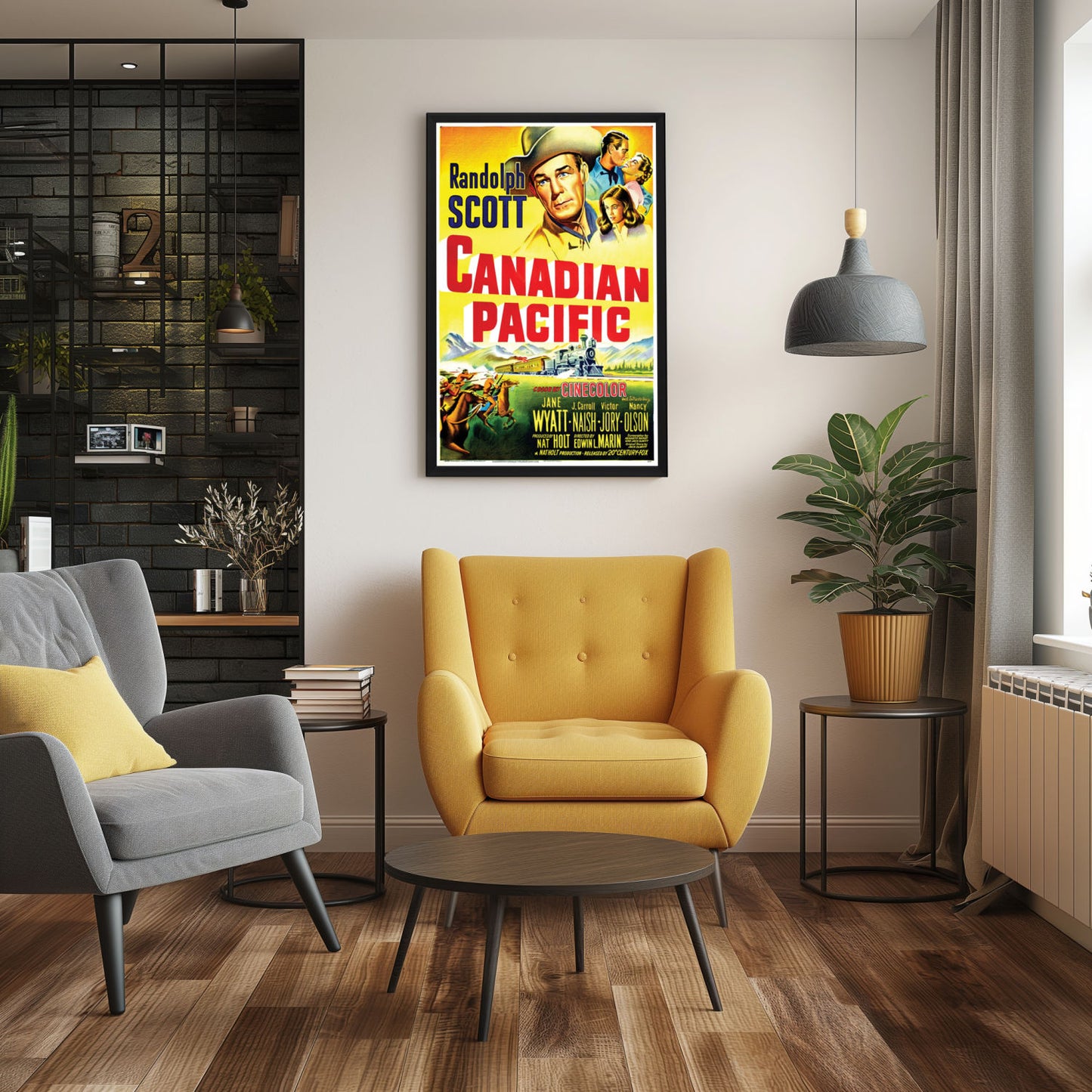 "Canadian Pacific" (1949) Framed Movie Poster