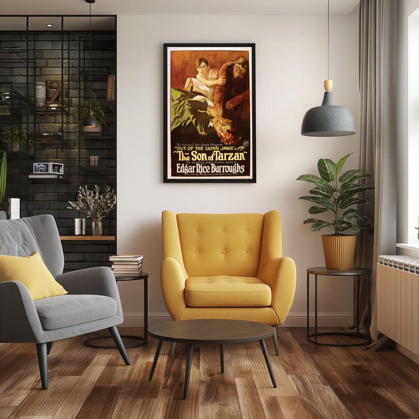 "Son Of Tarzan" (1920) Framed Movie Poster