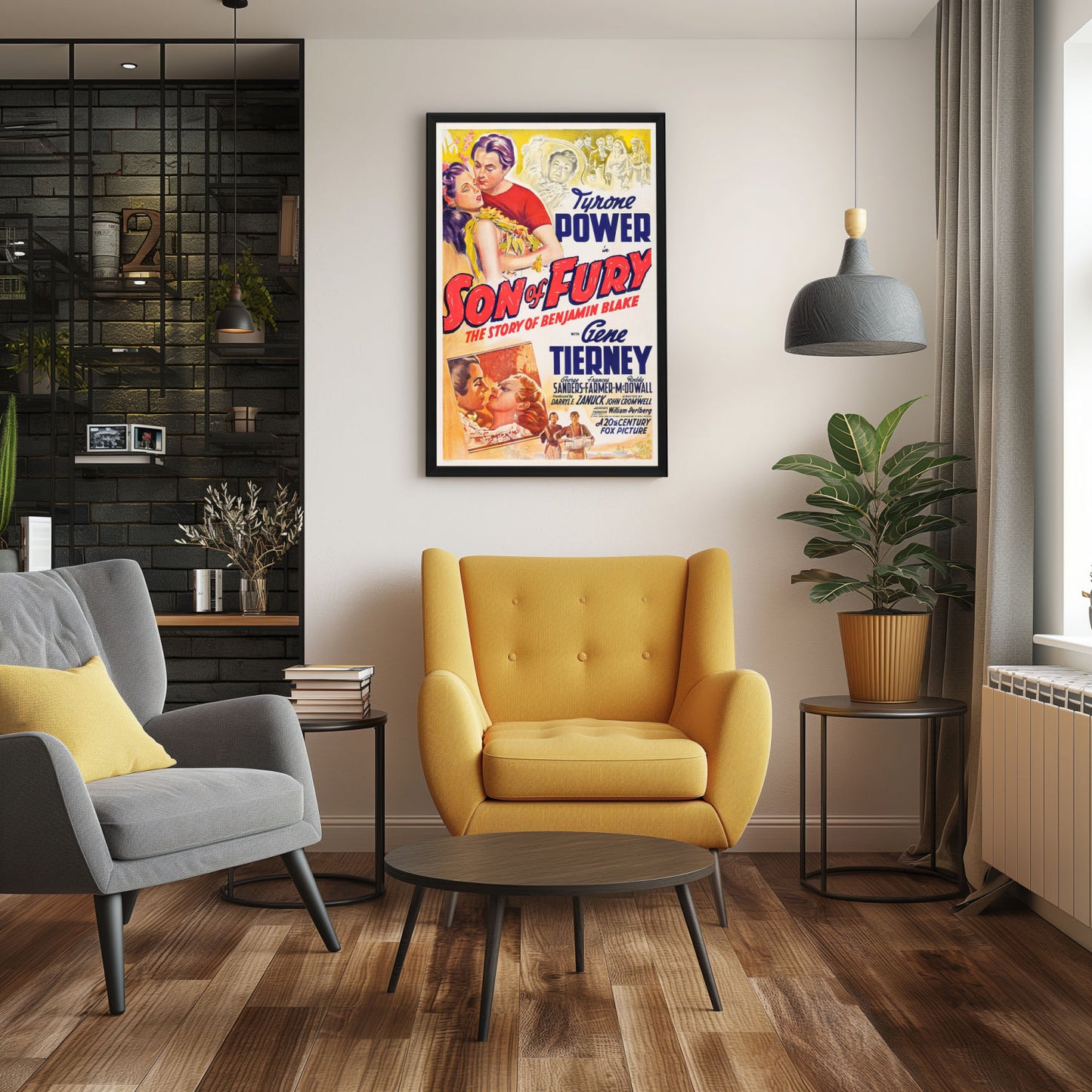 "Son Of Fury" (1942) Framed Movie Poster