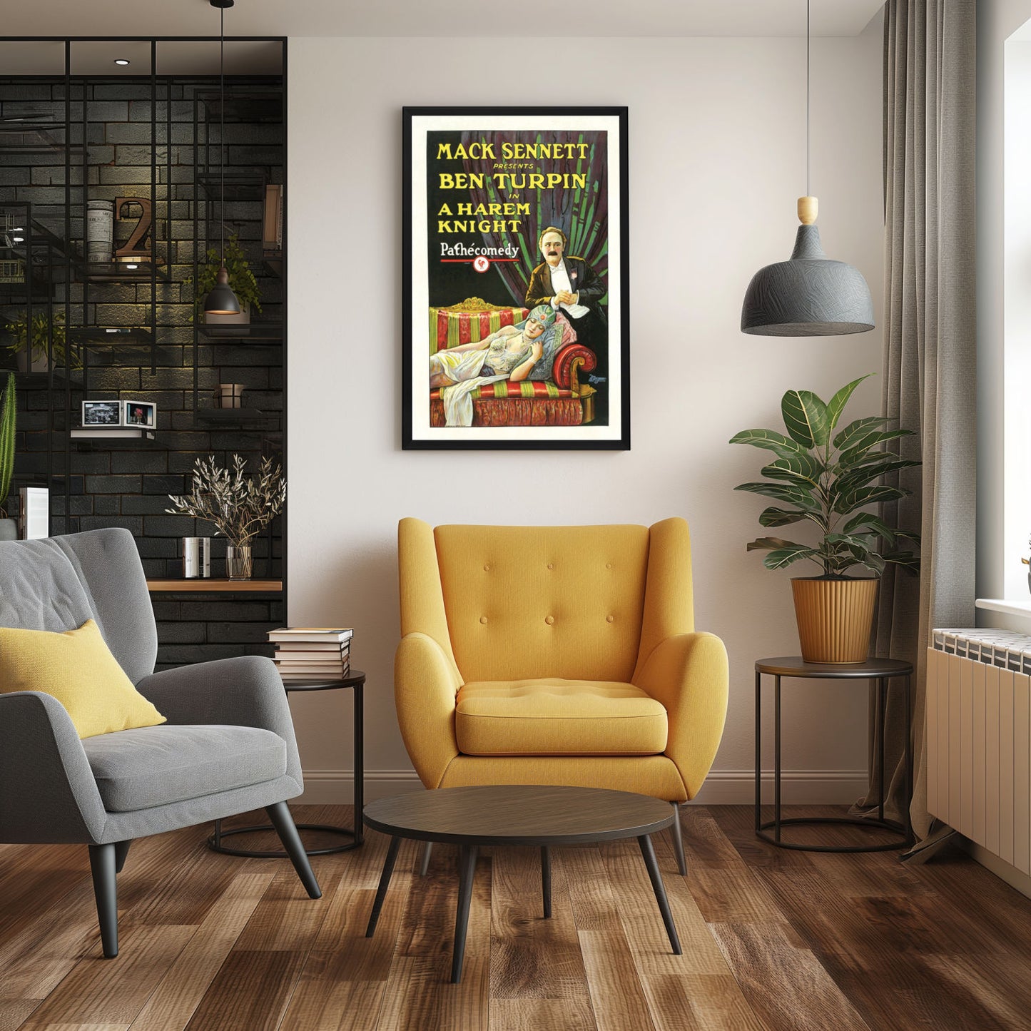 "Harem Knight" (1926) Framed Movie Poster