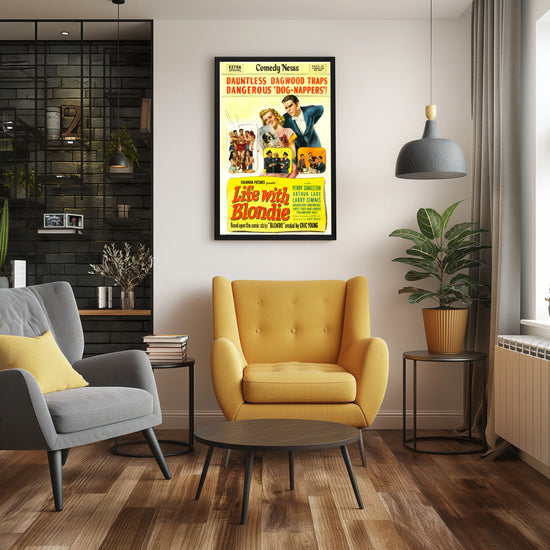 "Life With Blondie" (1945) Framed Movie Poster