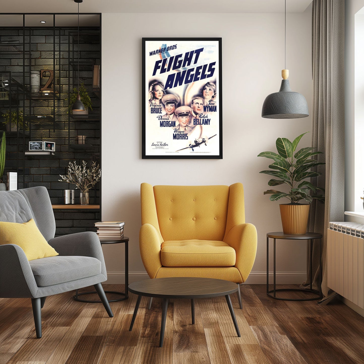 "Flight Angels" (1940) Framed Movie Poster