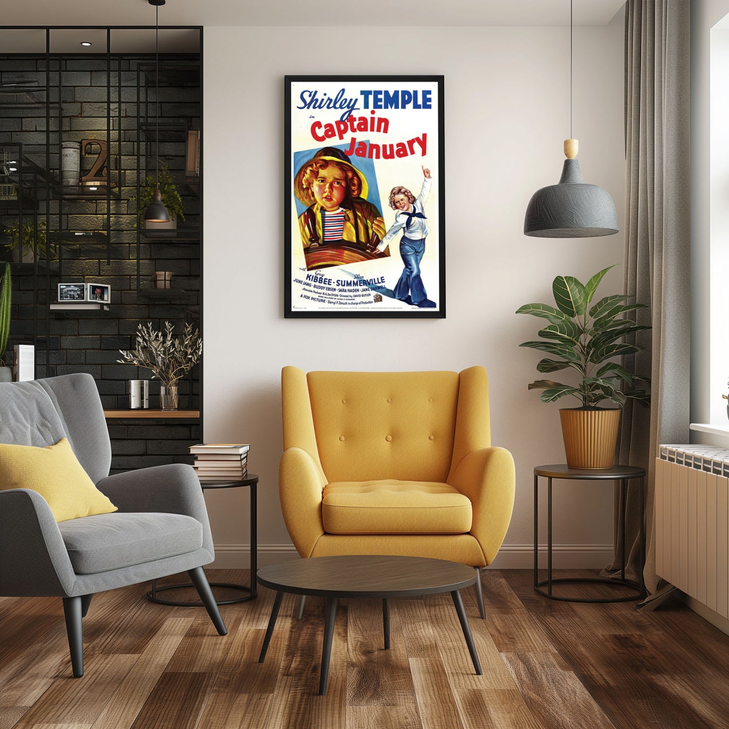 "Captain January" (1936) Framed Movie Poster