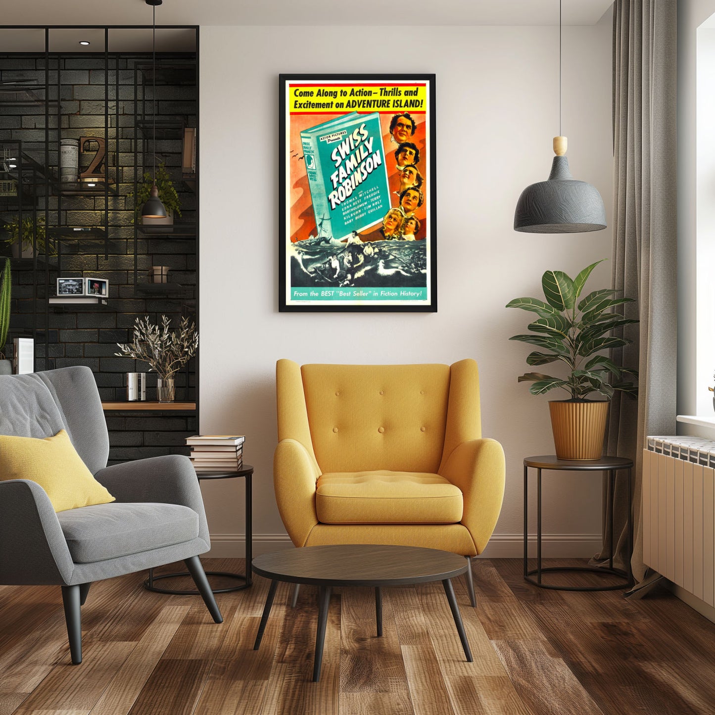 "Swiss Family Robinson" (1940) Framed Movie Poster
