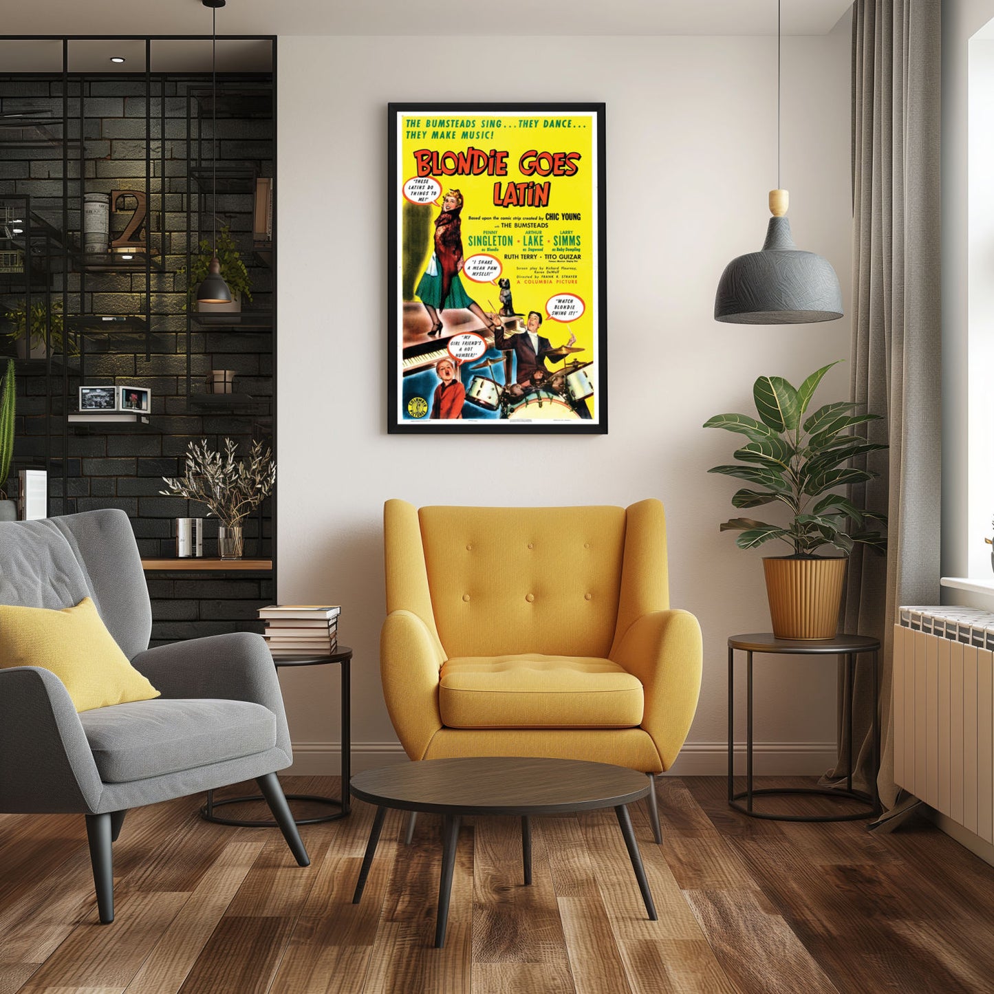 "Blondie Goes Latin" (1941) Framed Movie Poster
