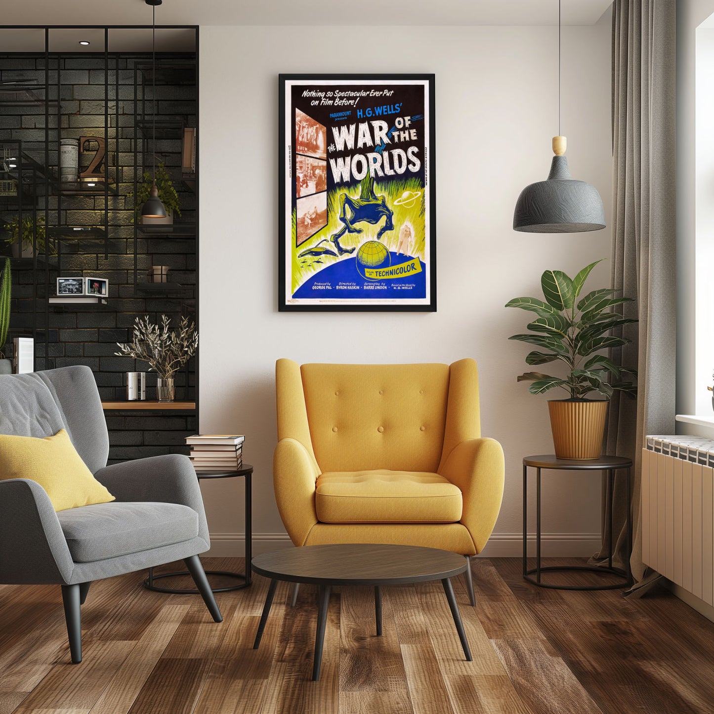 "War Of The Worlds" (1953) Framed Movie Poster