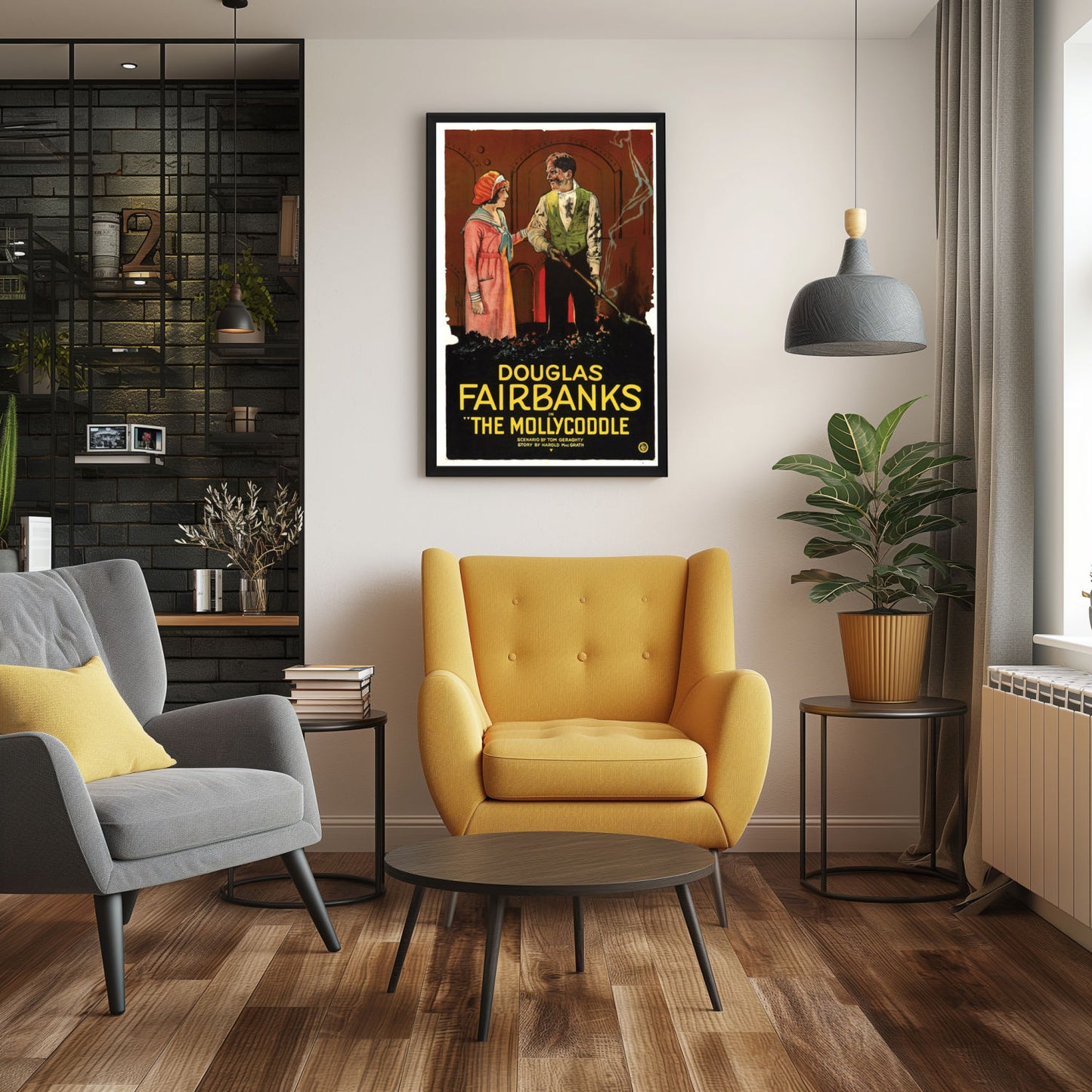 "Mollycoddle" (1920) Framed Movie Poster