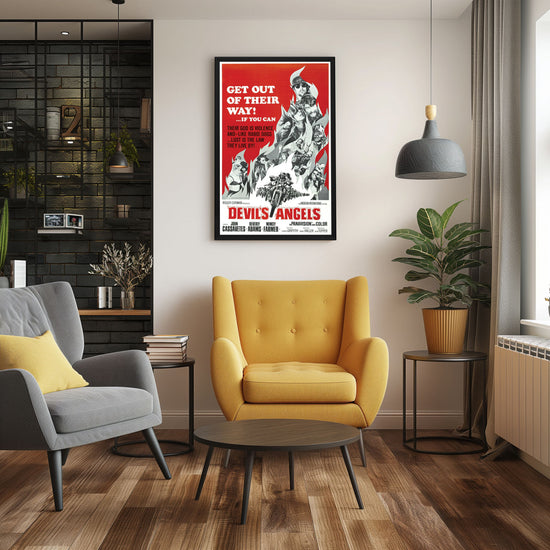 "Devil's Angels" (1967) Framed Movie Poster