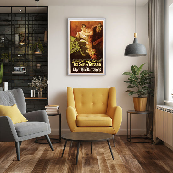 "Son Of Tarzan" (1920) Framed Movie Poster
