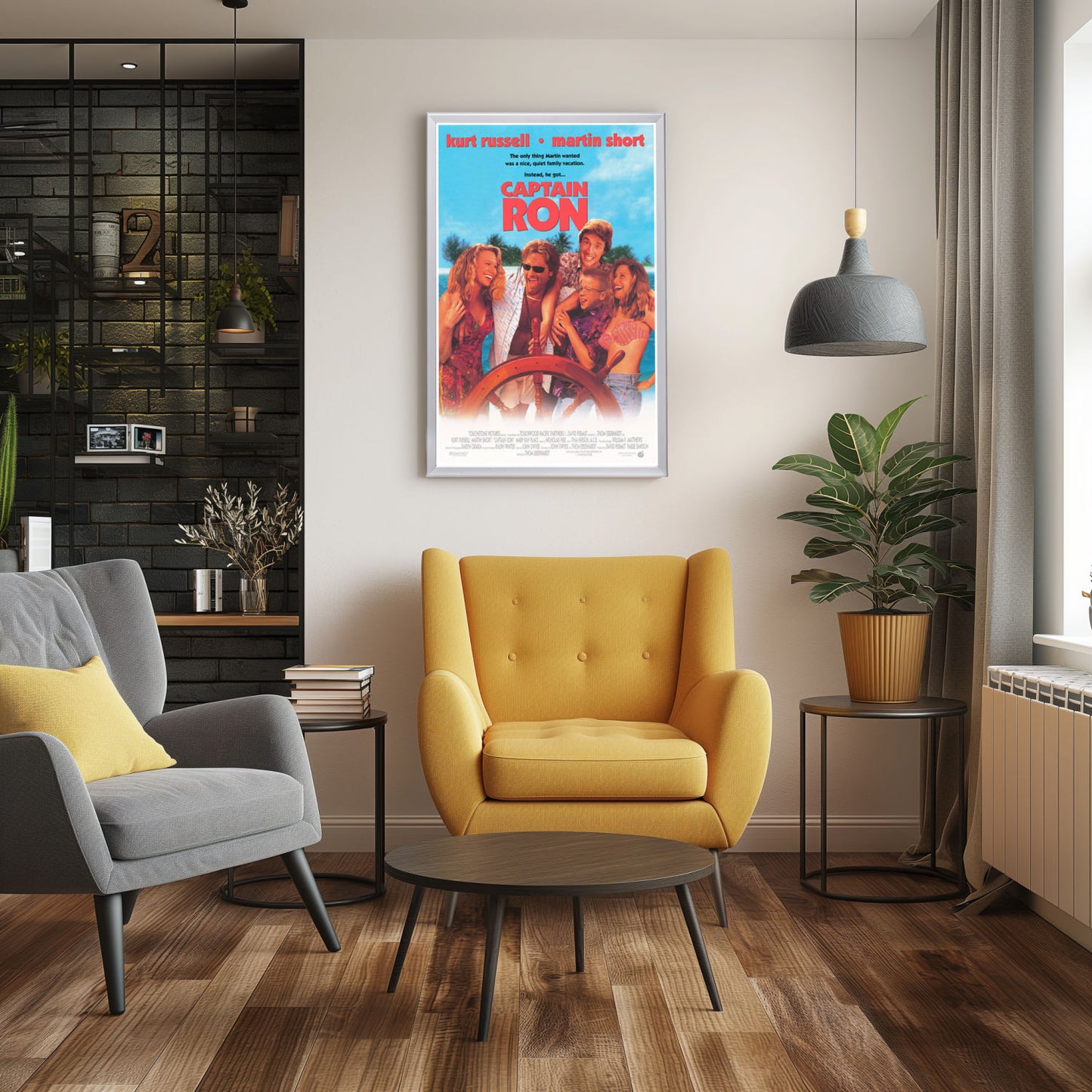 "Captain Ron" (1992) Framed Movie Poster