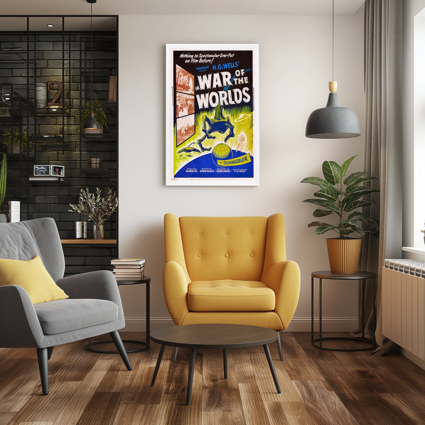 "War Of The Worlds" (1953) Framed Movie Poster