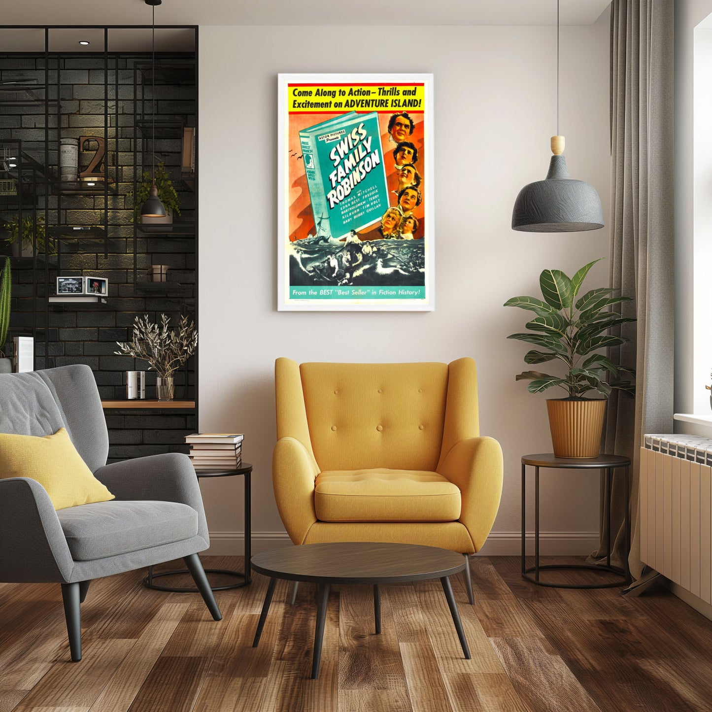 "Swiss Family Robinson" (1940) Framed Movie Poster