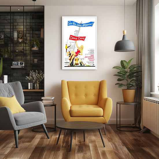 "Alligator Named Daisy" (1955) Framed Movie Poster