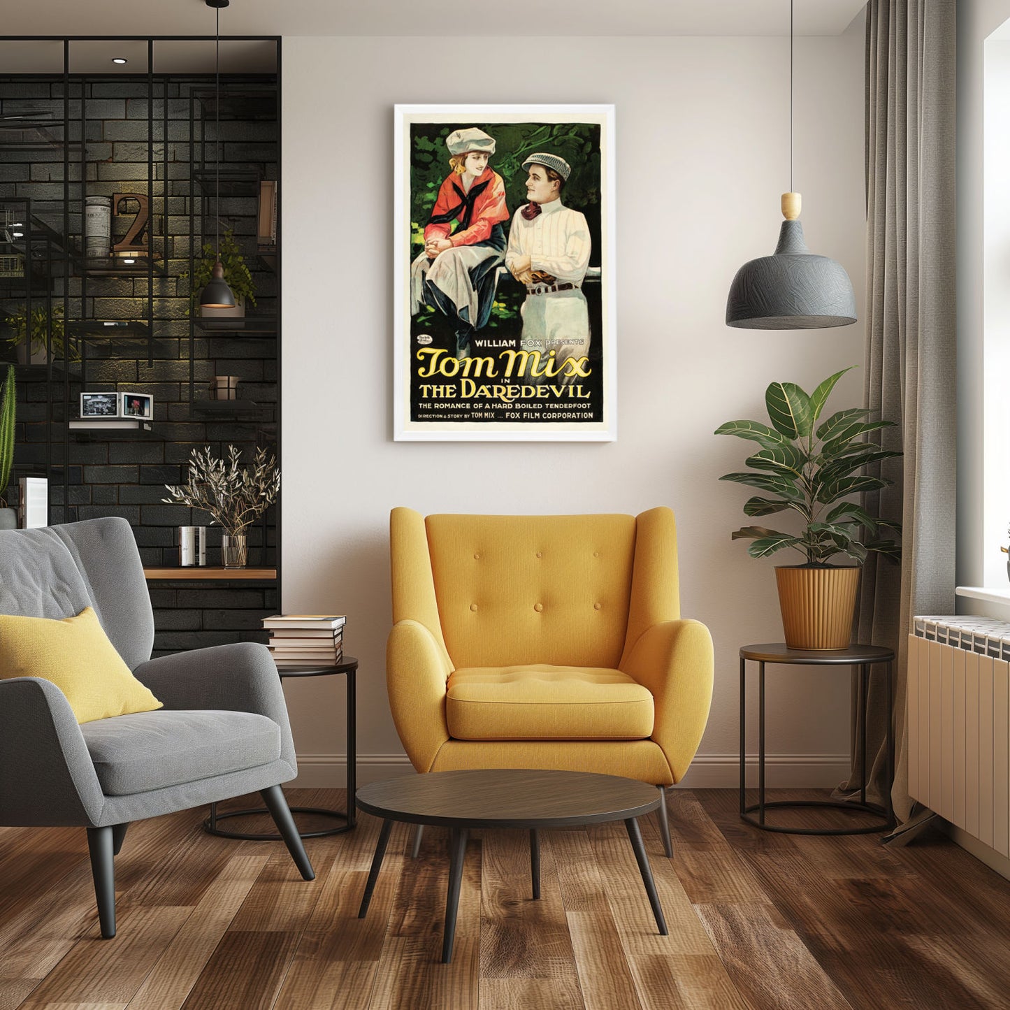 "Daredevil" (1920) Framed Movie Poster