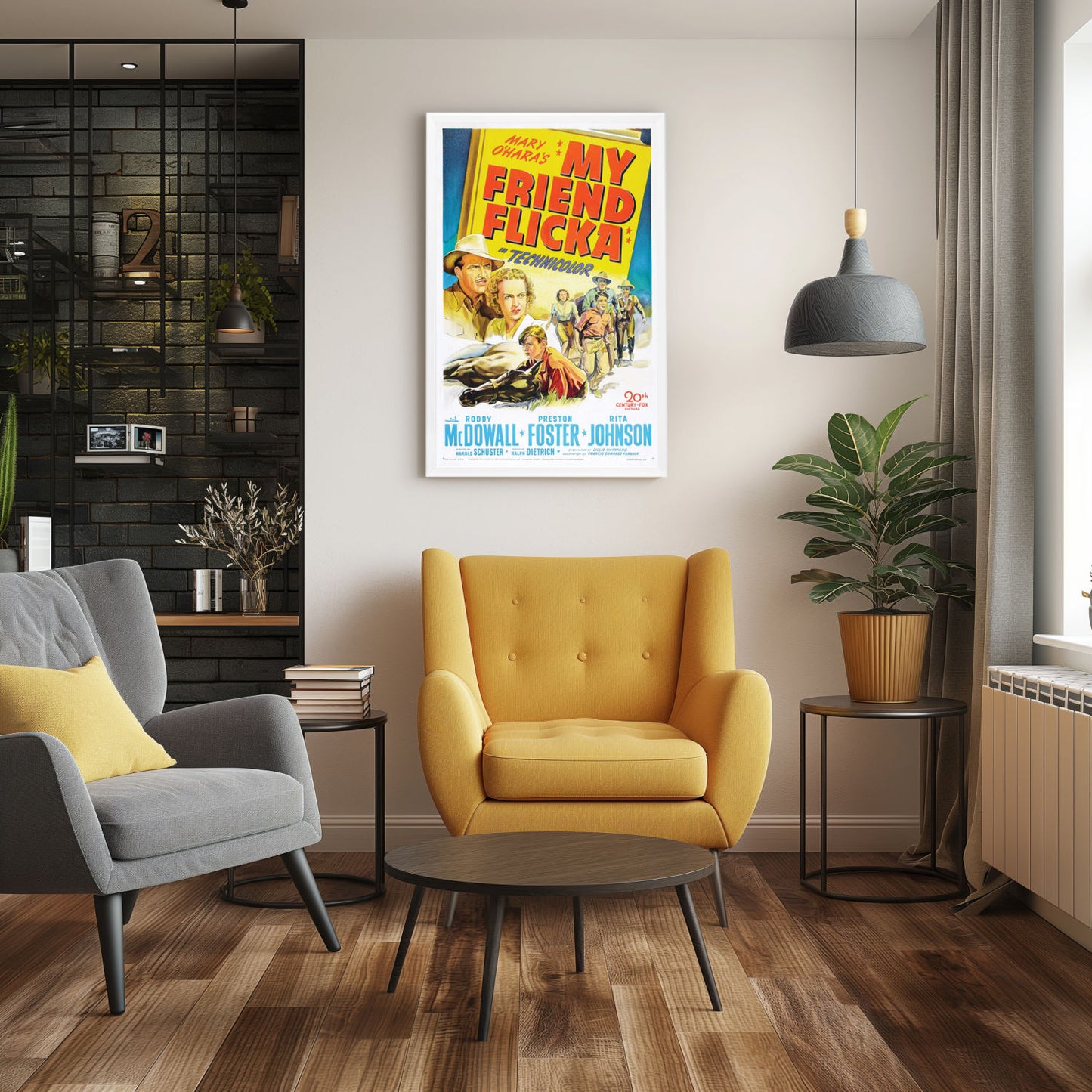 "My Friend Flicka" (1943) Framed Movie Poster