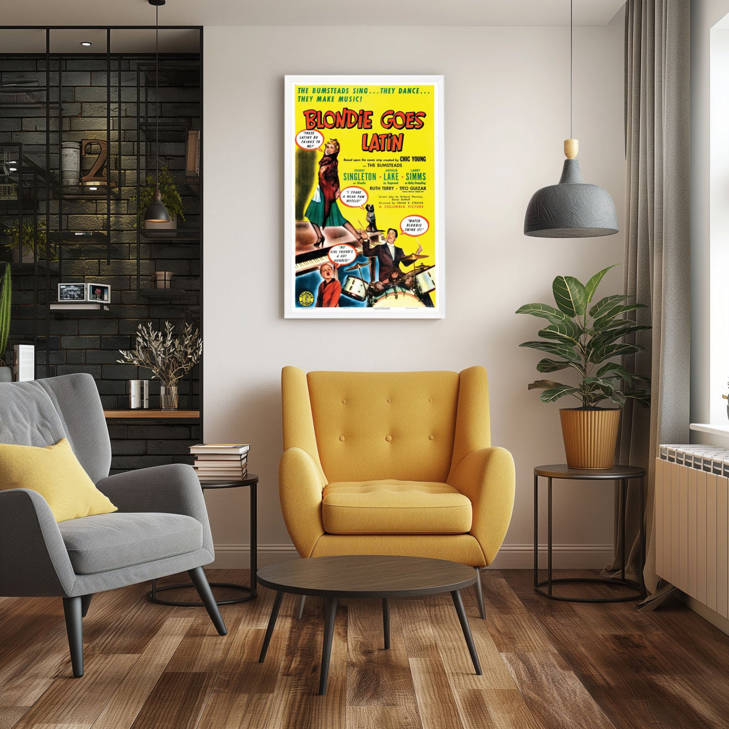 "Blondie Goes Latin" (1941) Framed Movie Poster