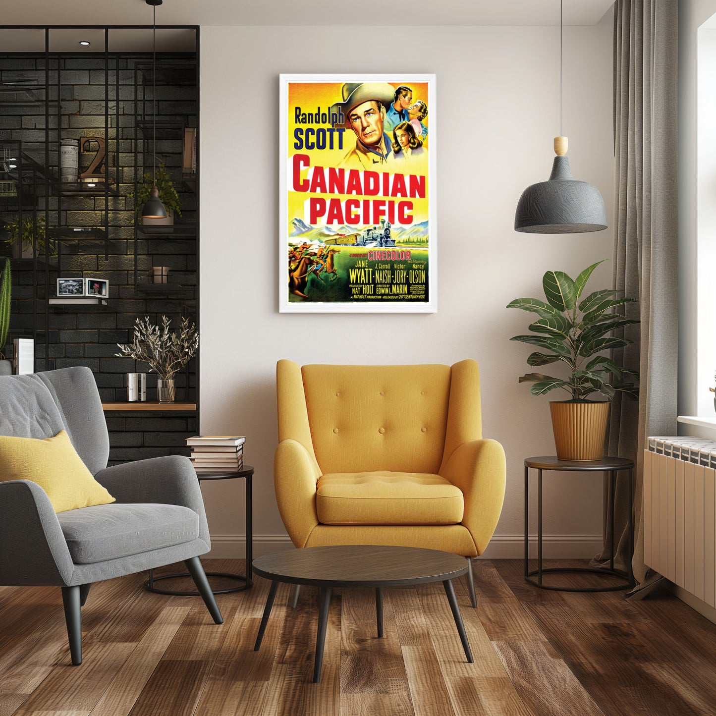"Canadian Pacific" (1949) Framed Movie Poster