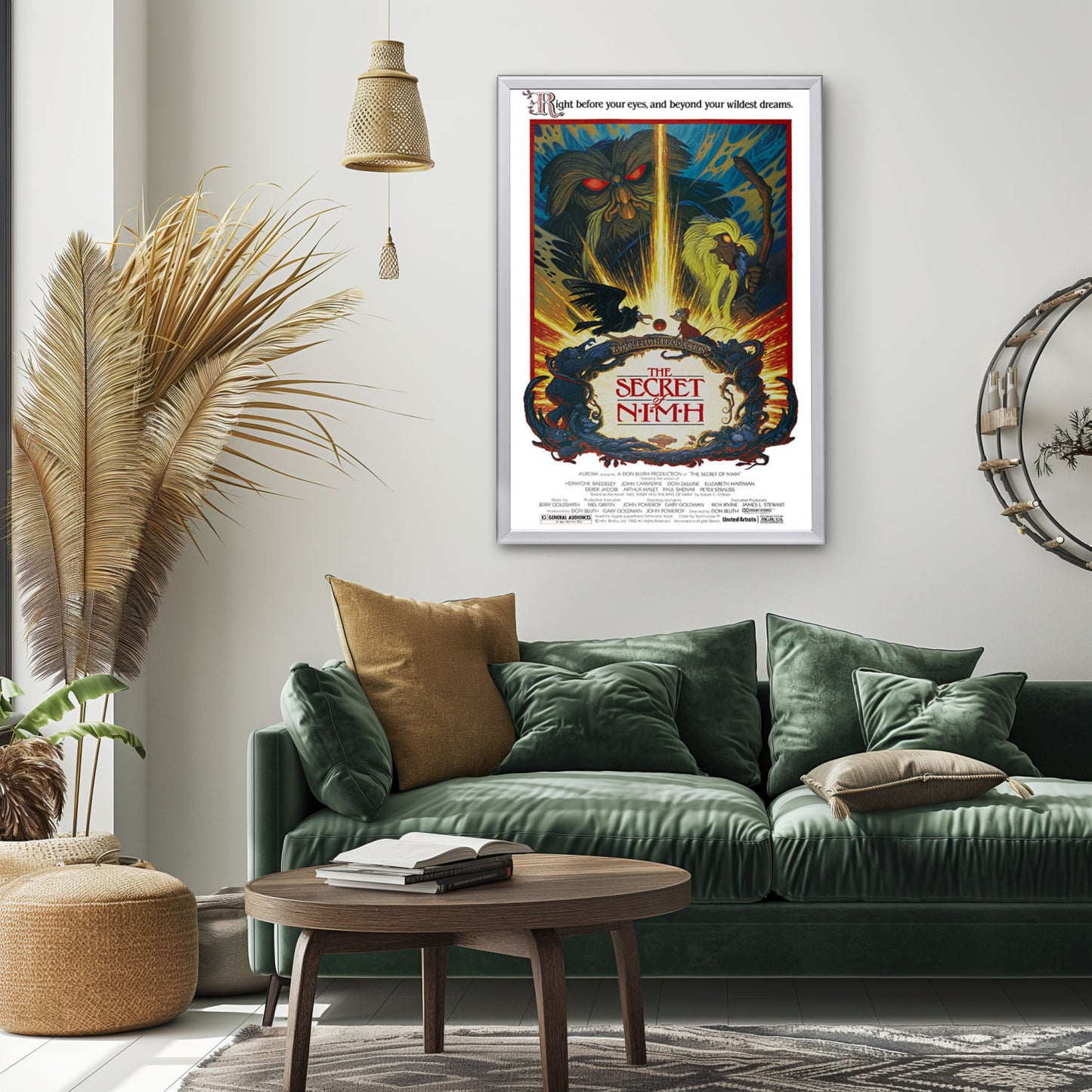 "Secret of NIMH" (1982) Framed Movie Poster