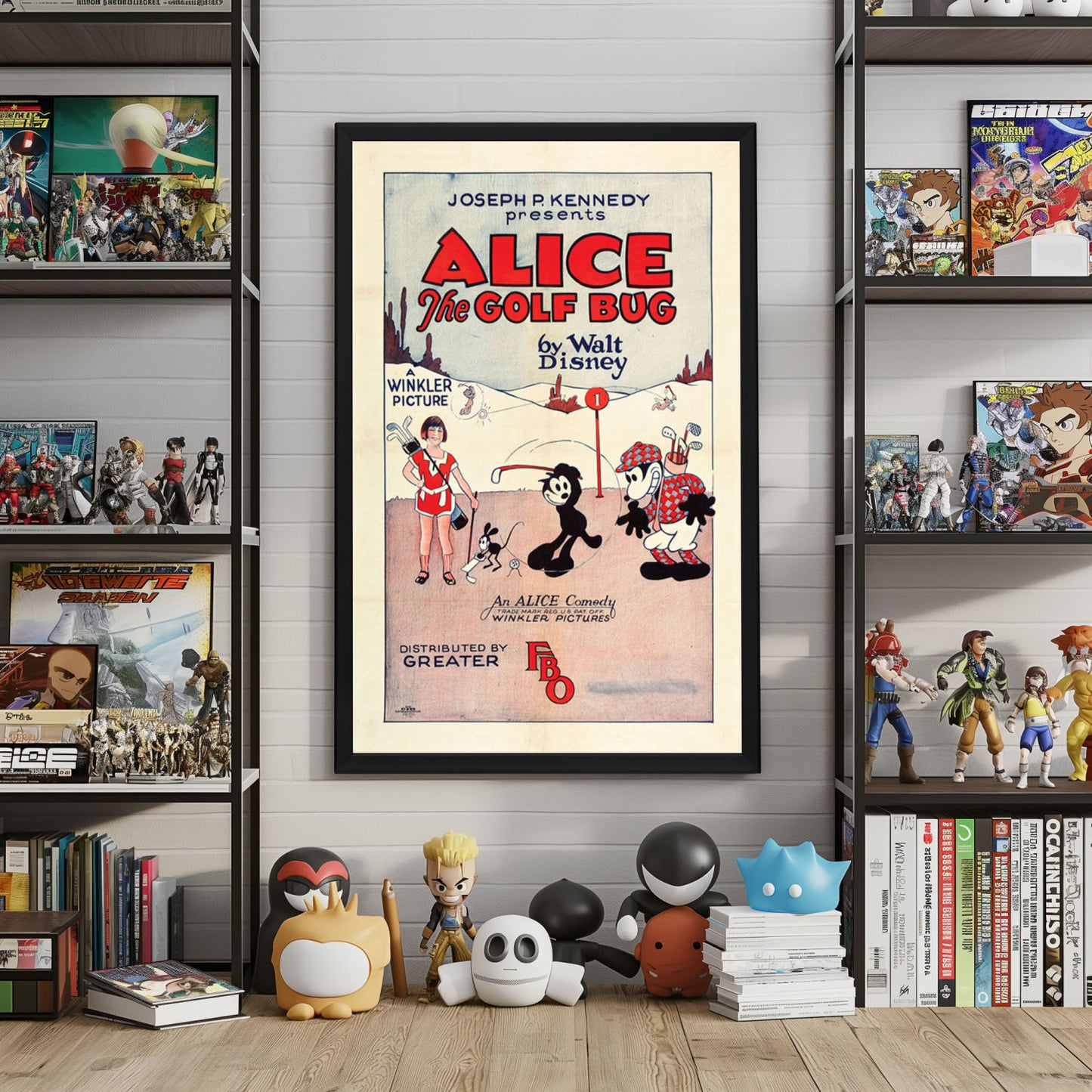 "Alice The Golf Bug" (1927) Framed Movie Poster