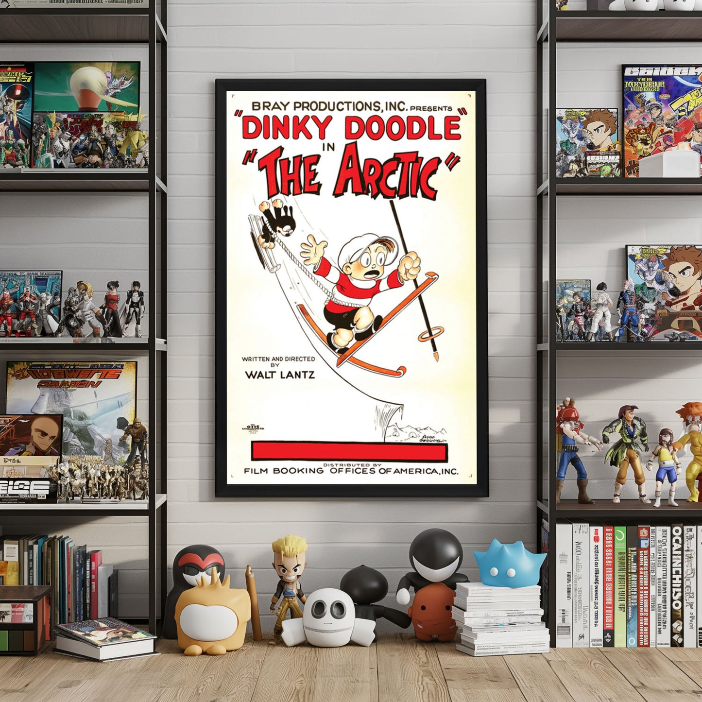 "Dinky Doodle In The Arctic" (1926) Framed Movie Poster