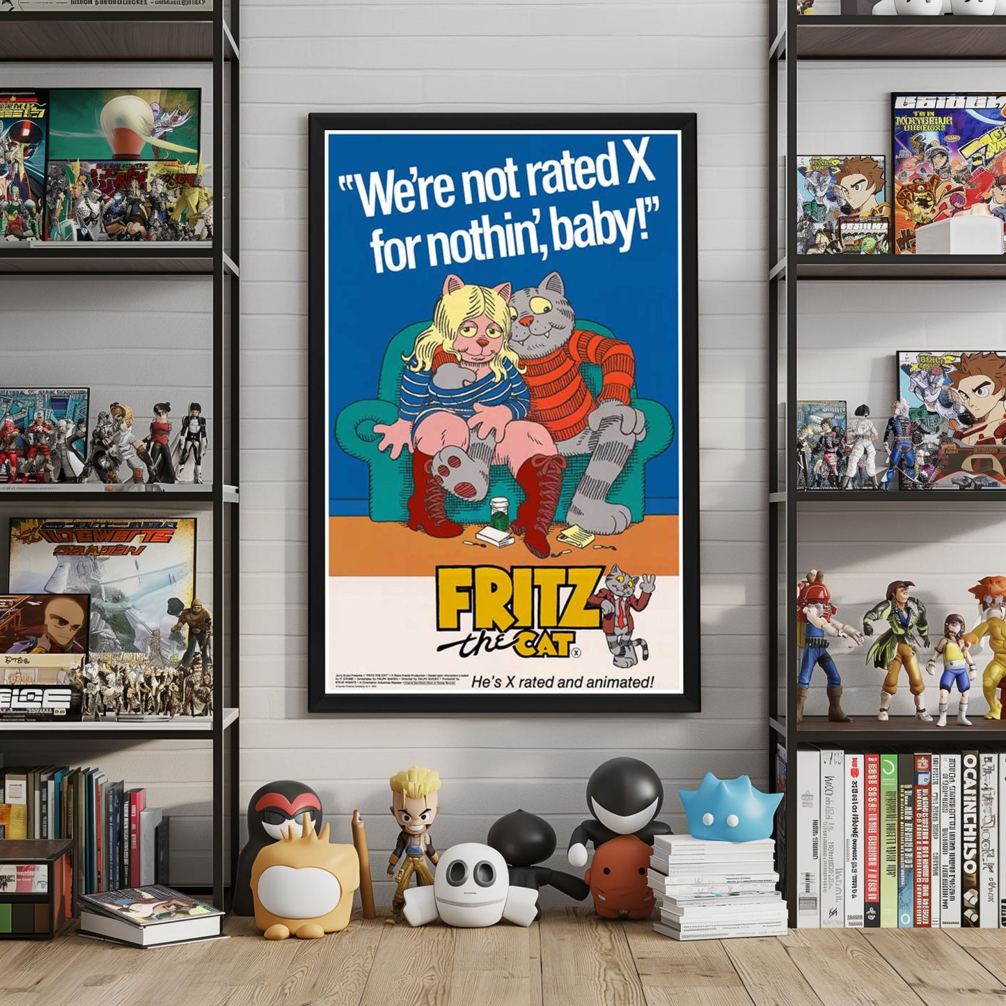 "Fritz the Cat" Framed Movie Poster