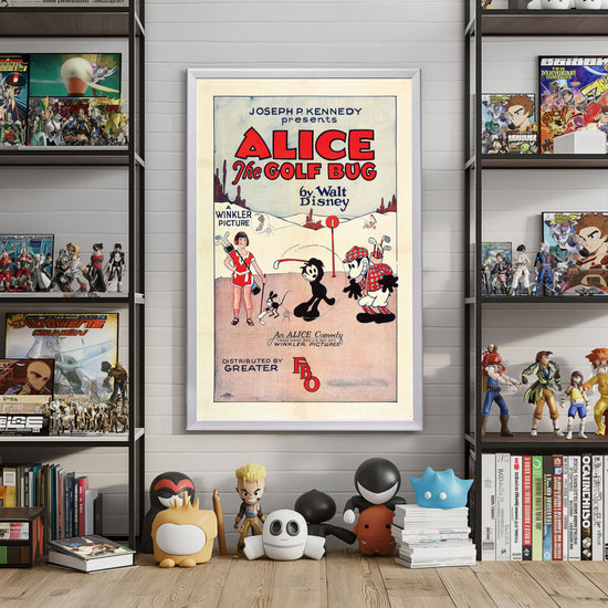 "Alice The Golf Bug" (1927) Framed Movie Poster