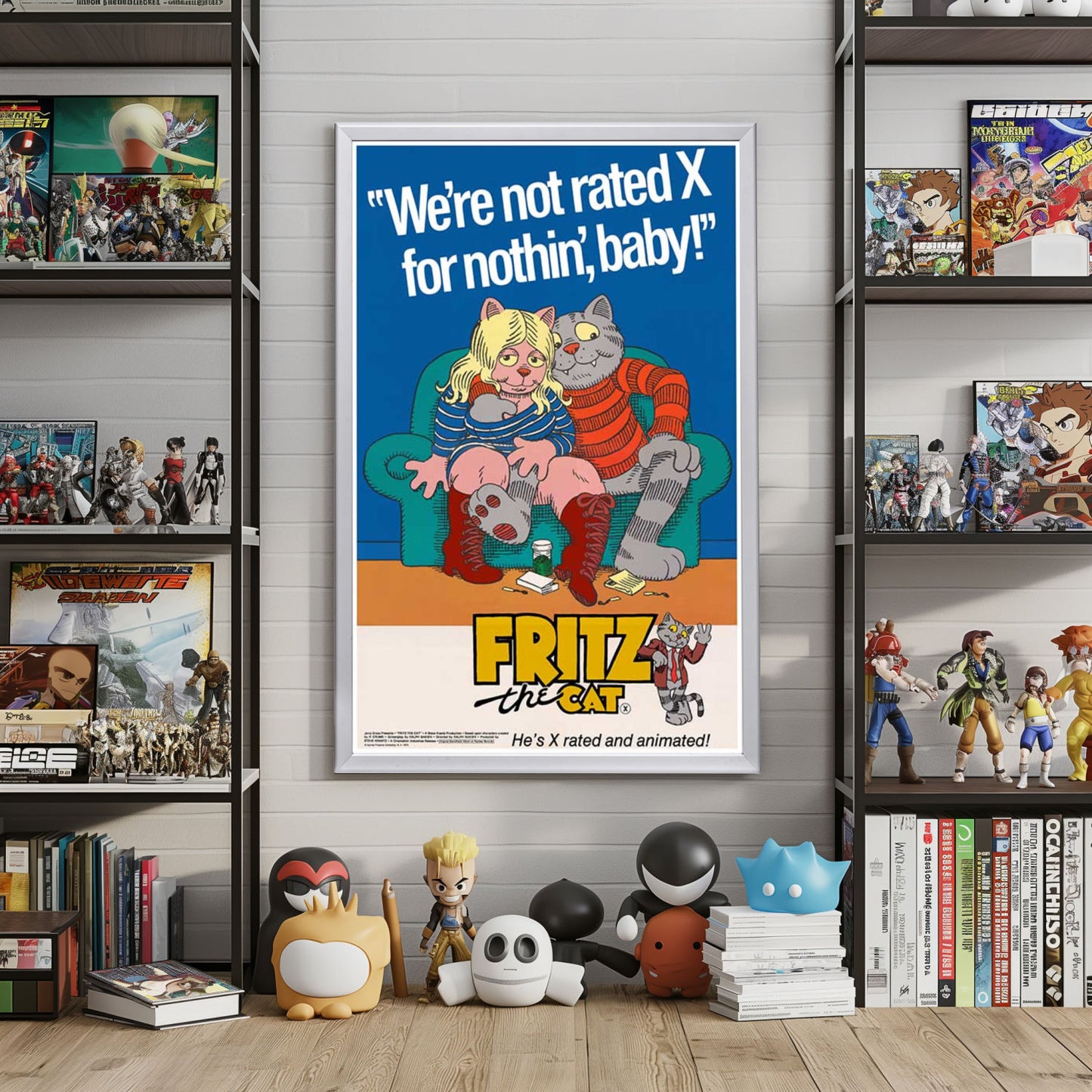 "Fritz the Cat" Framed Movie Poster