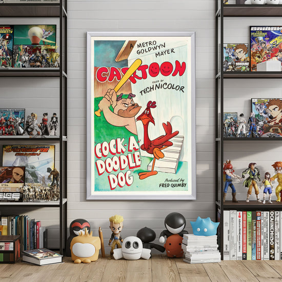 "Cock-A-Doodle Dog" (1951) Framed Movie Poster