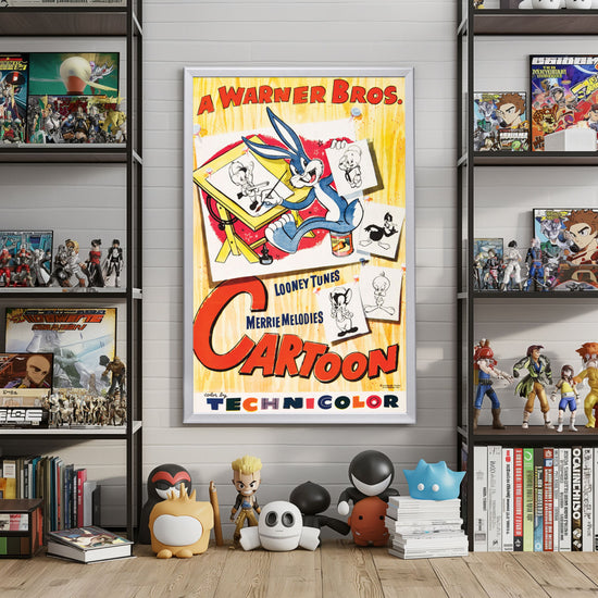"Warner Brothers Cartoon" Framed Movie Poster