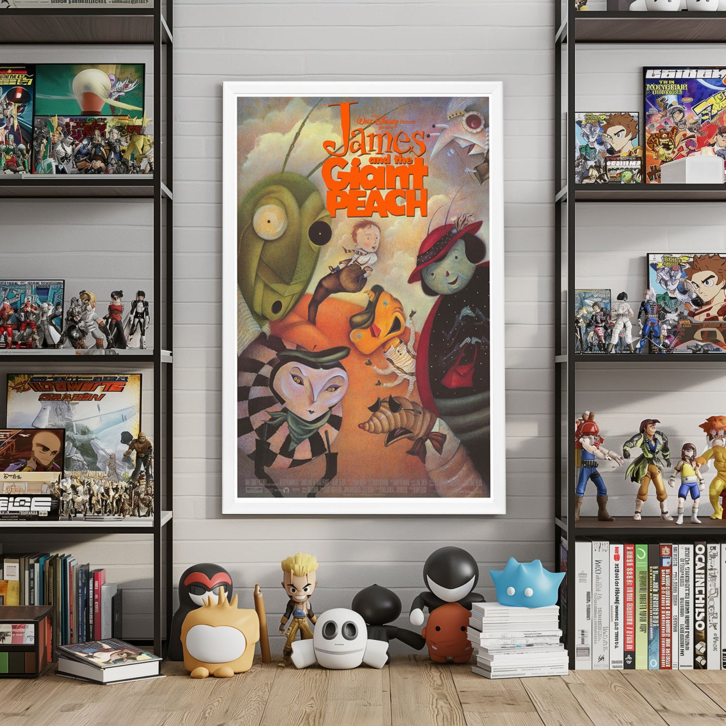 "James and the Giant Peach" (1996) Framed Movie Poster