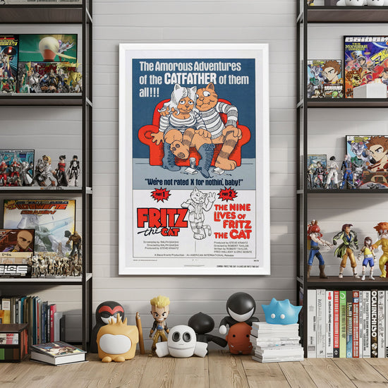 "Fritz The Cat" (1972) Framed Movie Poster