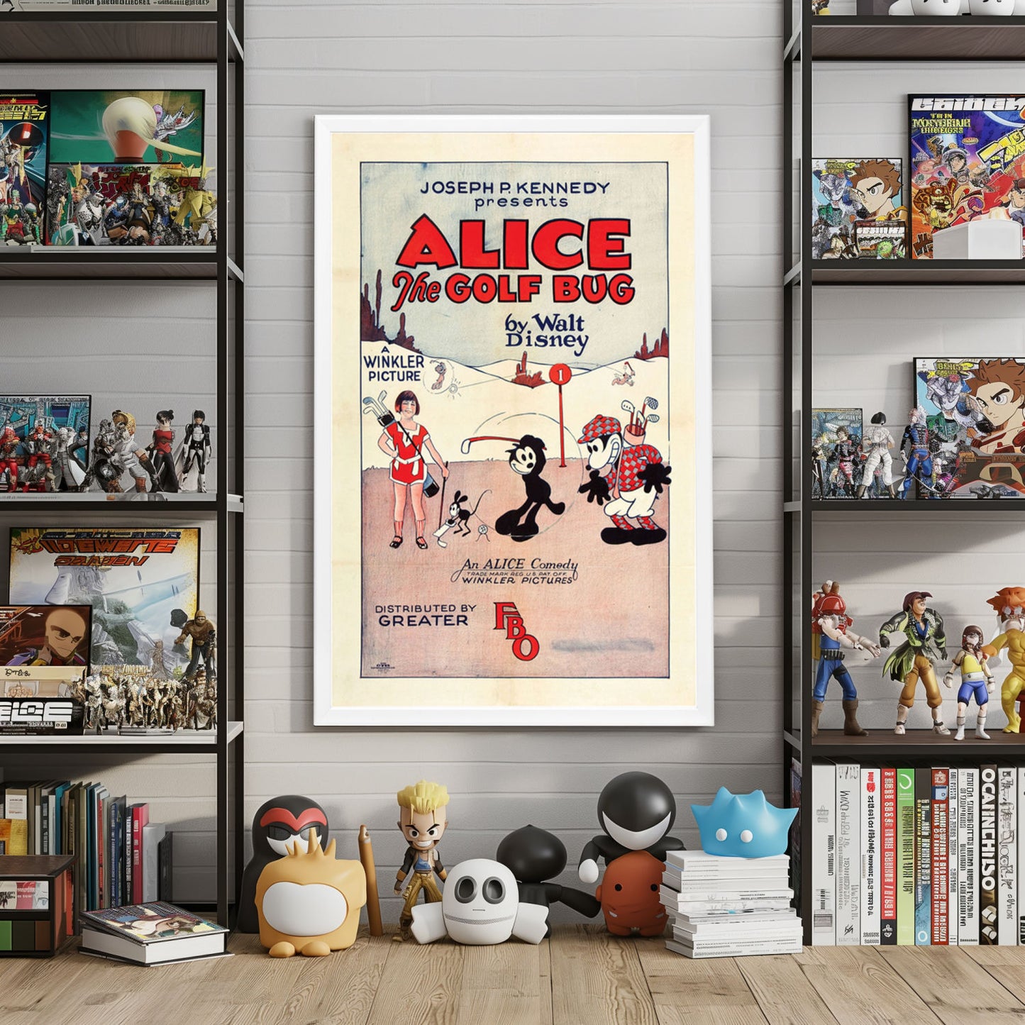 "Alice The Golf Bug" (1927) Framed Movie Poster