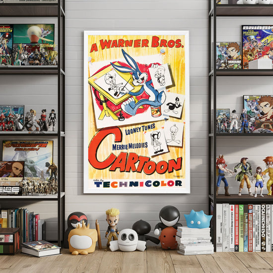 "Warner Brothers Cartoon" Framed Movie Poster