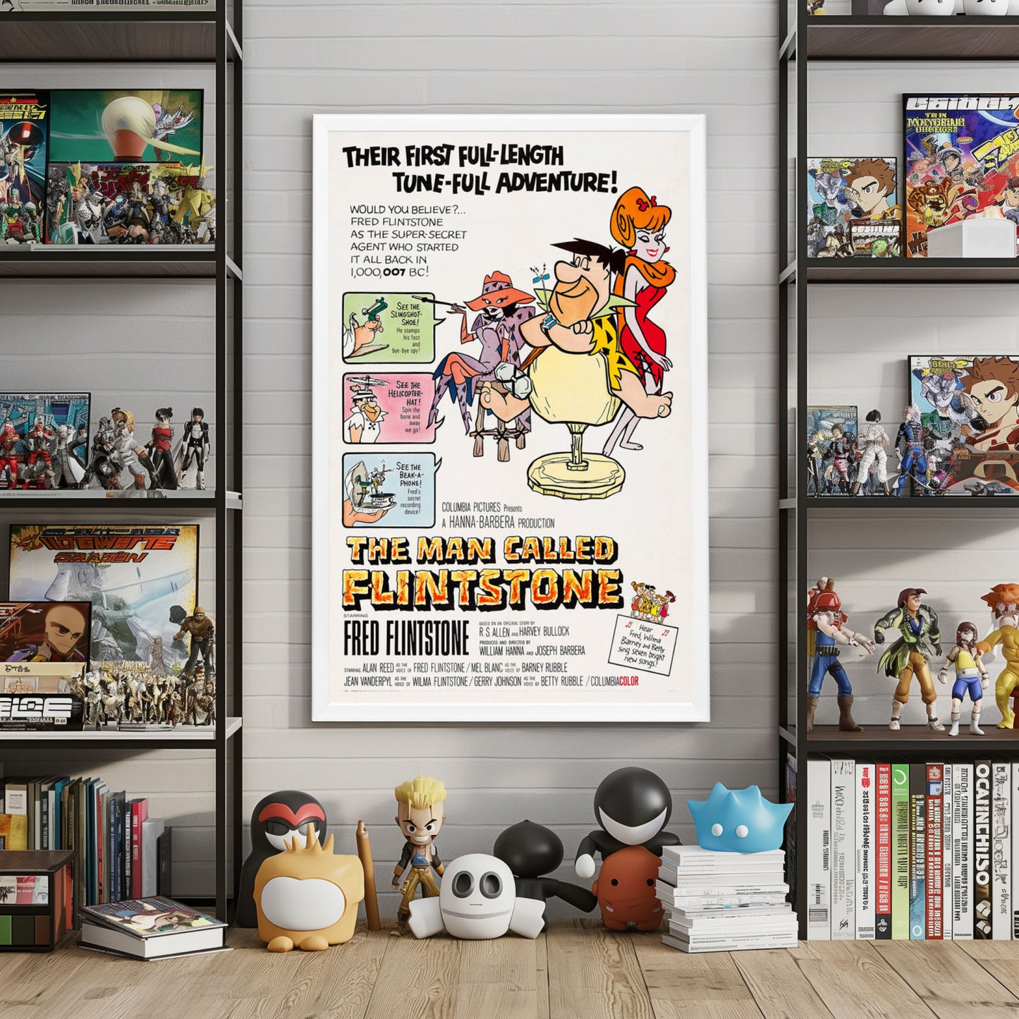 "Man Called Flintstone" (1966) Framed Movie Poster