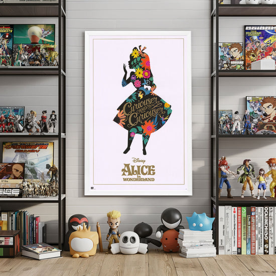 "Alice in Wonderland" (1951) Framed Movie Poster