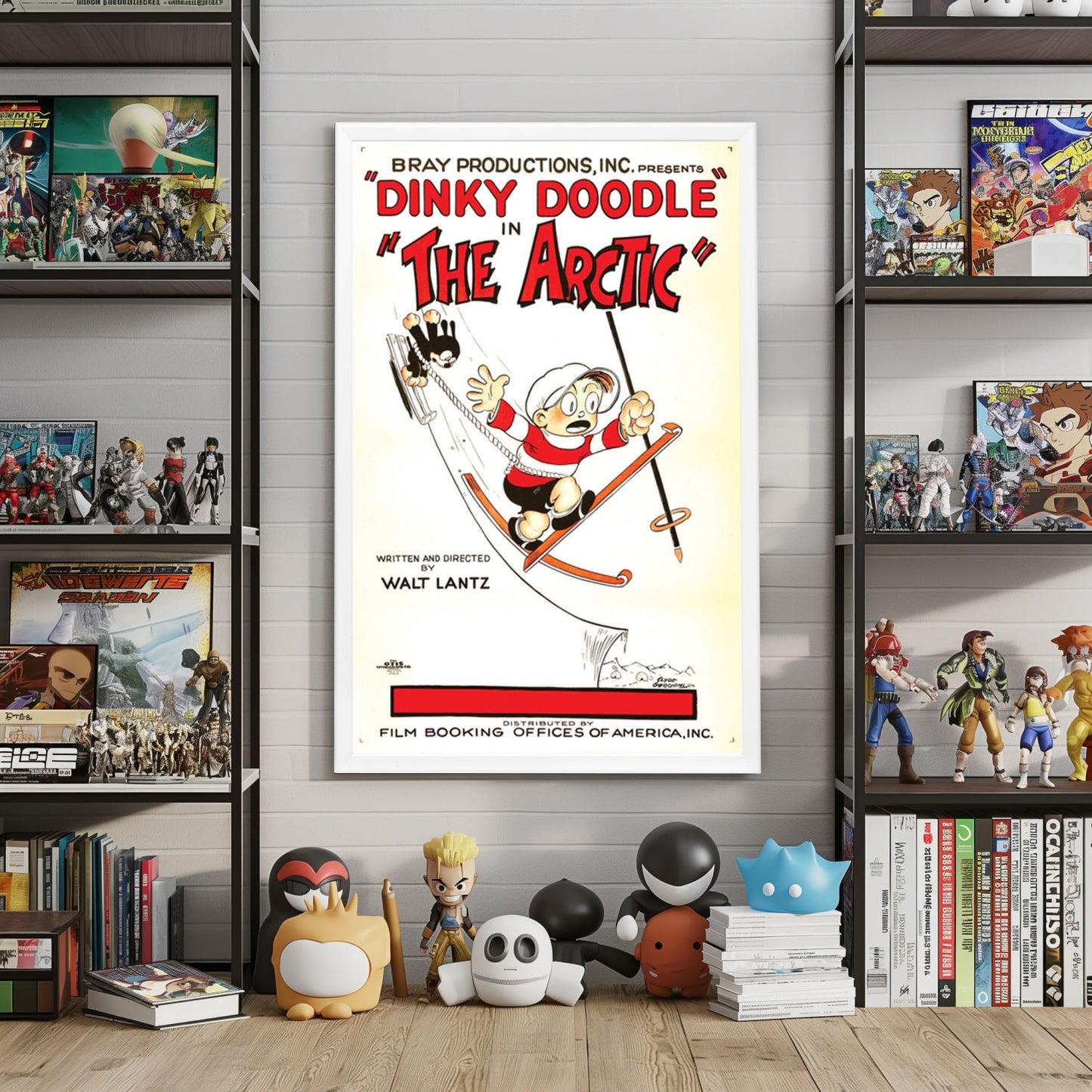 "Dinky Doodle In The Arctic" (1926) Framed Movie Poster