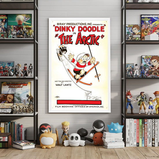 "Dinky Doodle In The Arctic" (1926) Framed Movie Poster