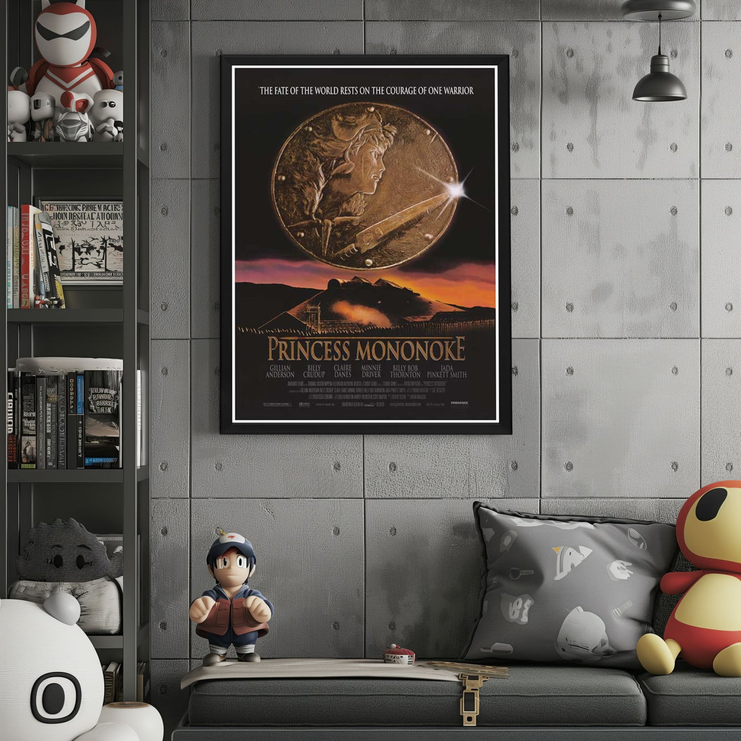 "Princess Mononoke" (1997) Framed Movie Poster