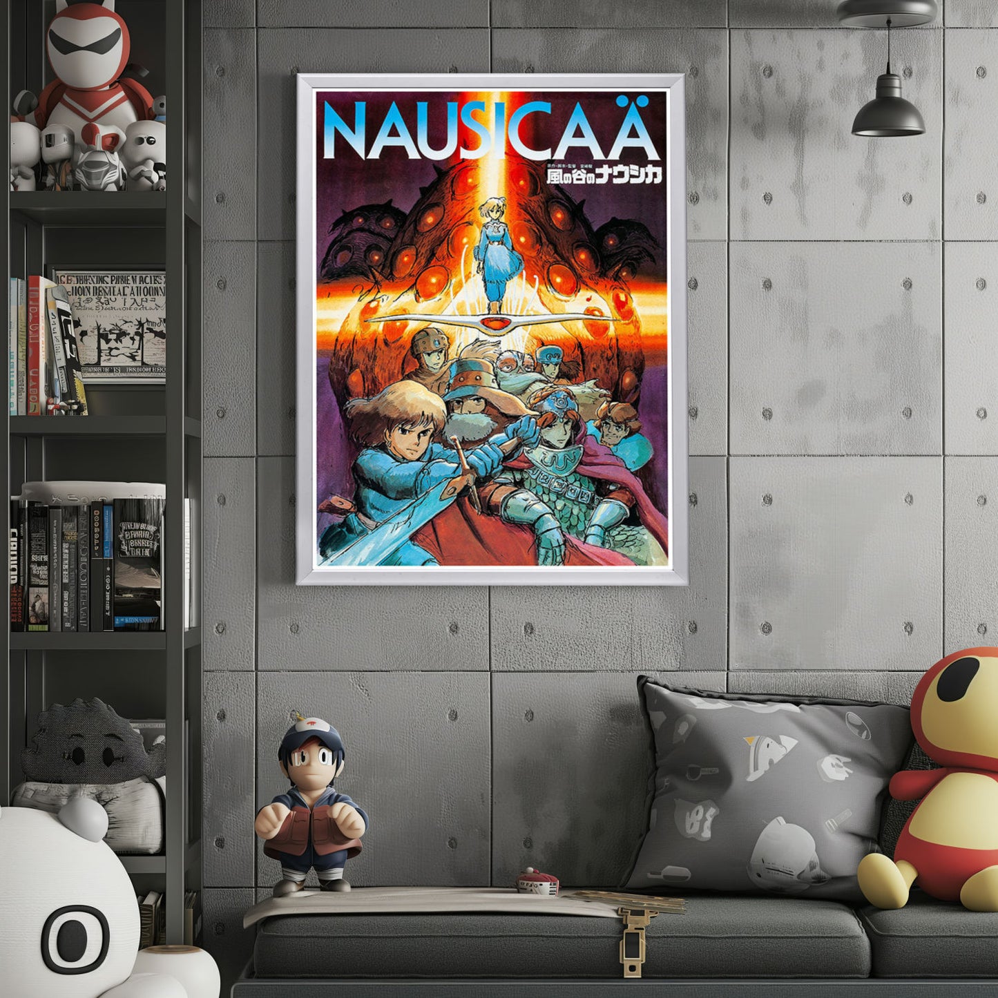 "Nausicaa of the Valley of the Wind" (1984) Framed Movie Poster