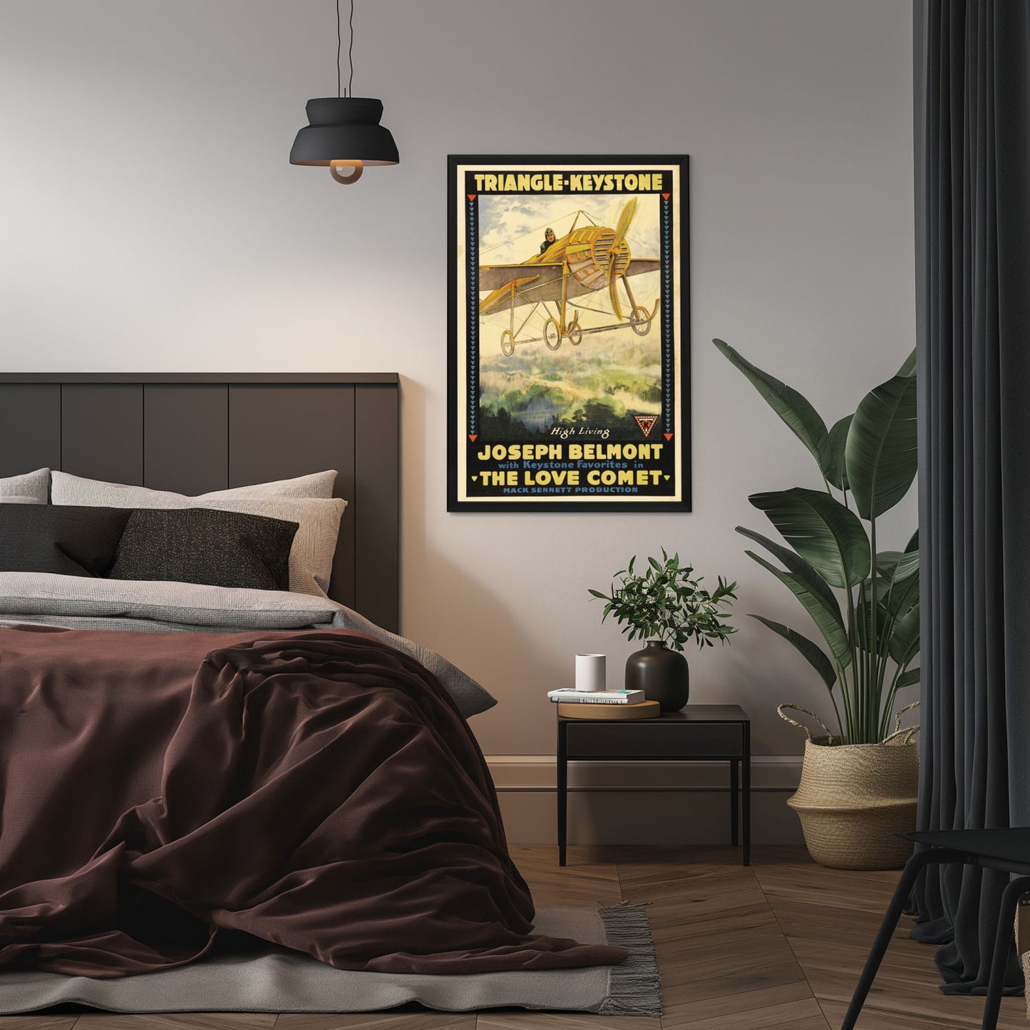 "Love Comet" (1916) Framed Movie Poster