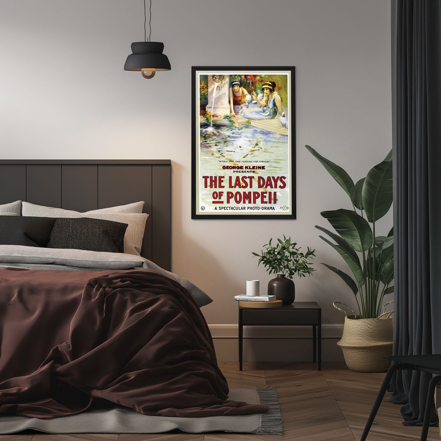 "Last Days Of Pompeii" (1913) Framed Movie Poster